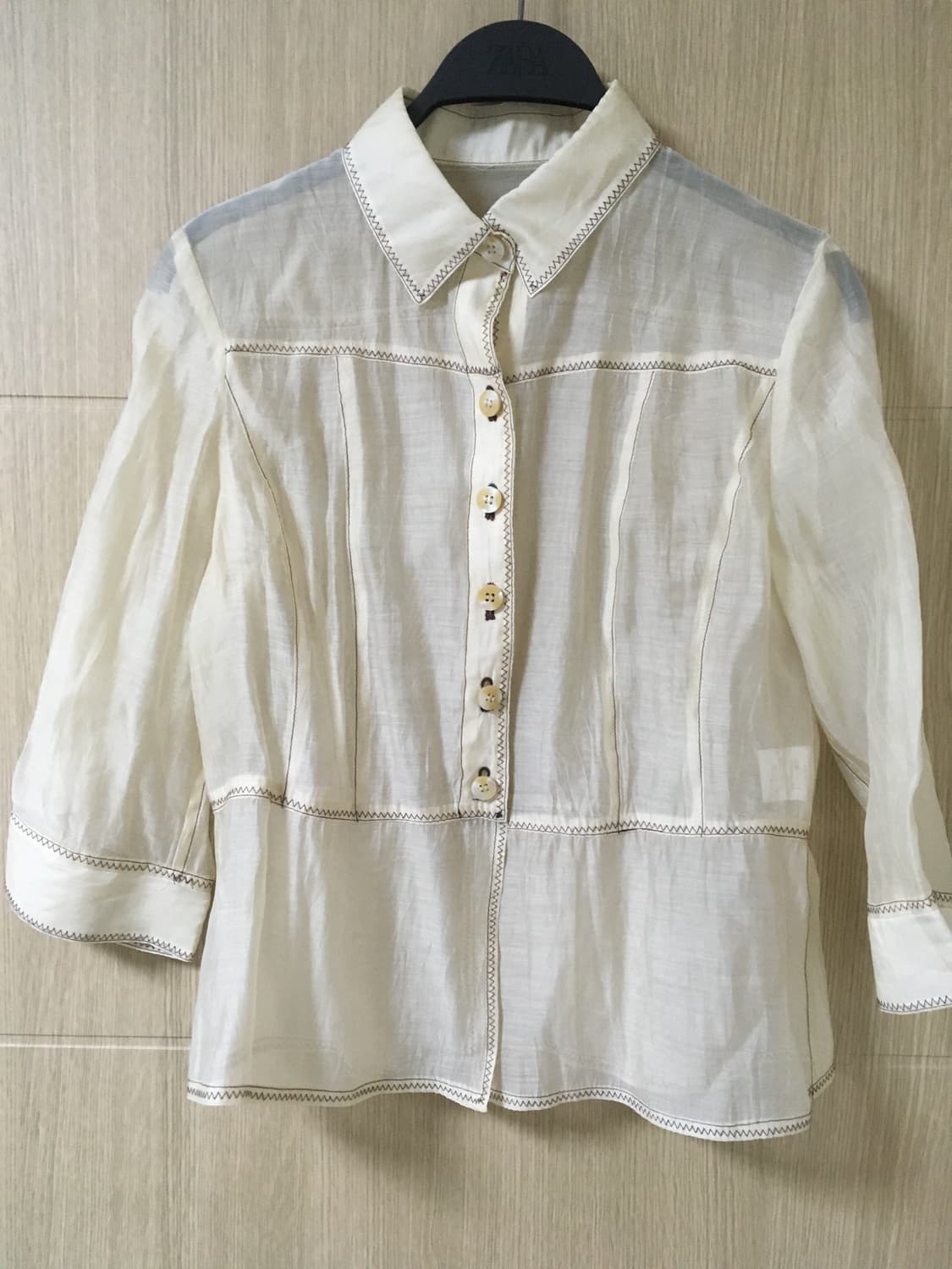 Western  Seestrough shirts 상품이미지1