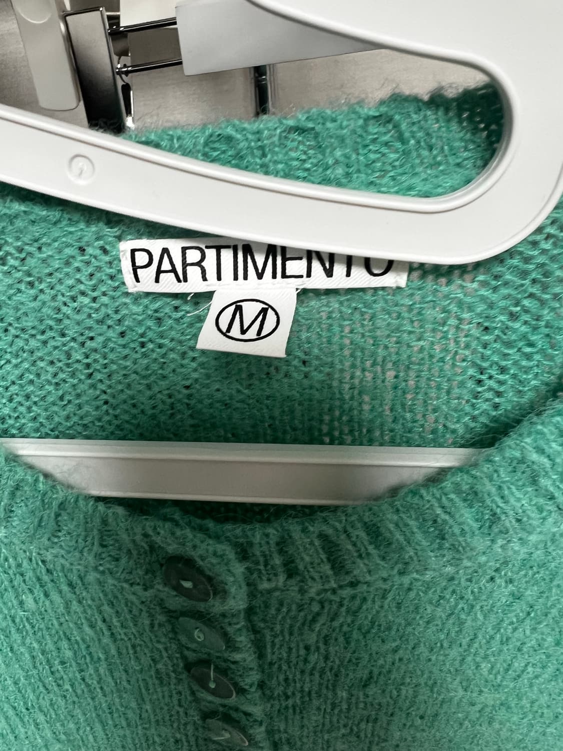 파르티멘토 우먼 와이드 리브 버튼업 니트 가디건  상품이미지2