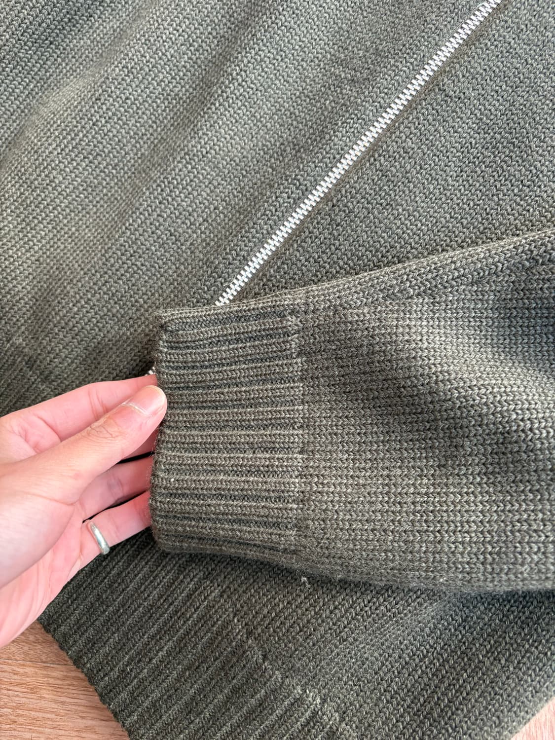 유나이티드애로우즈 블루라벨 리버시블 니트집업 상품이미지4