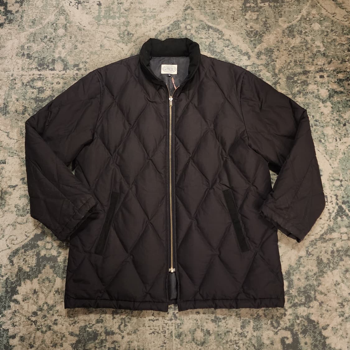 제이 프레스 다이아몬드 퀼팅 덕다운 상품이미지1