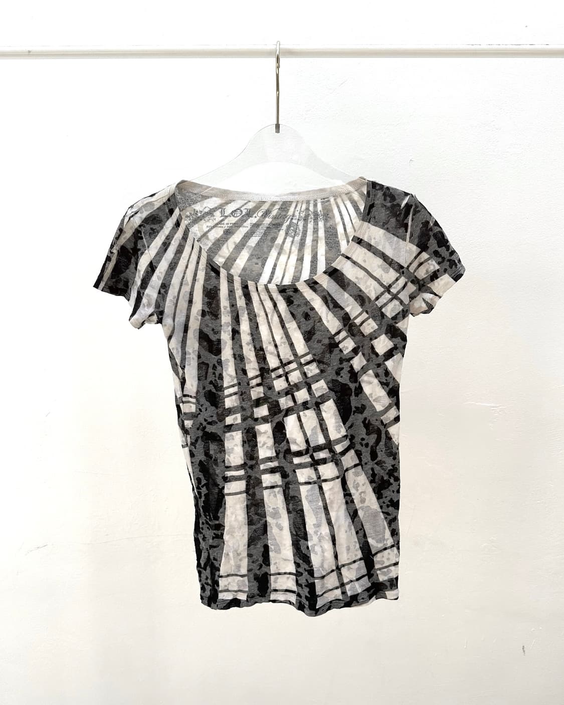 geometric pattern short sleeve 상품이미지2