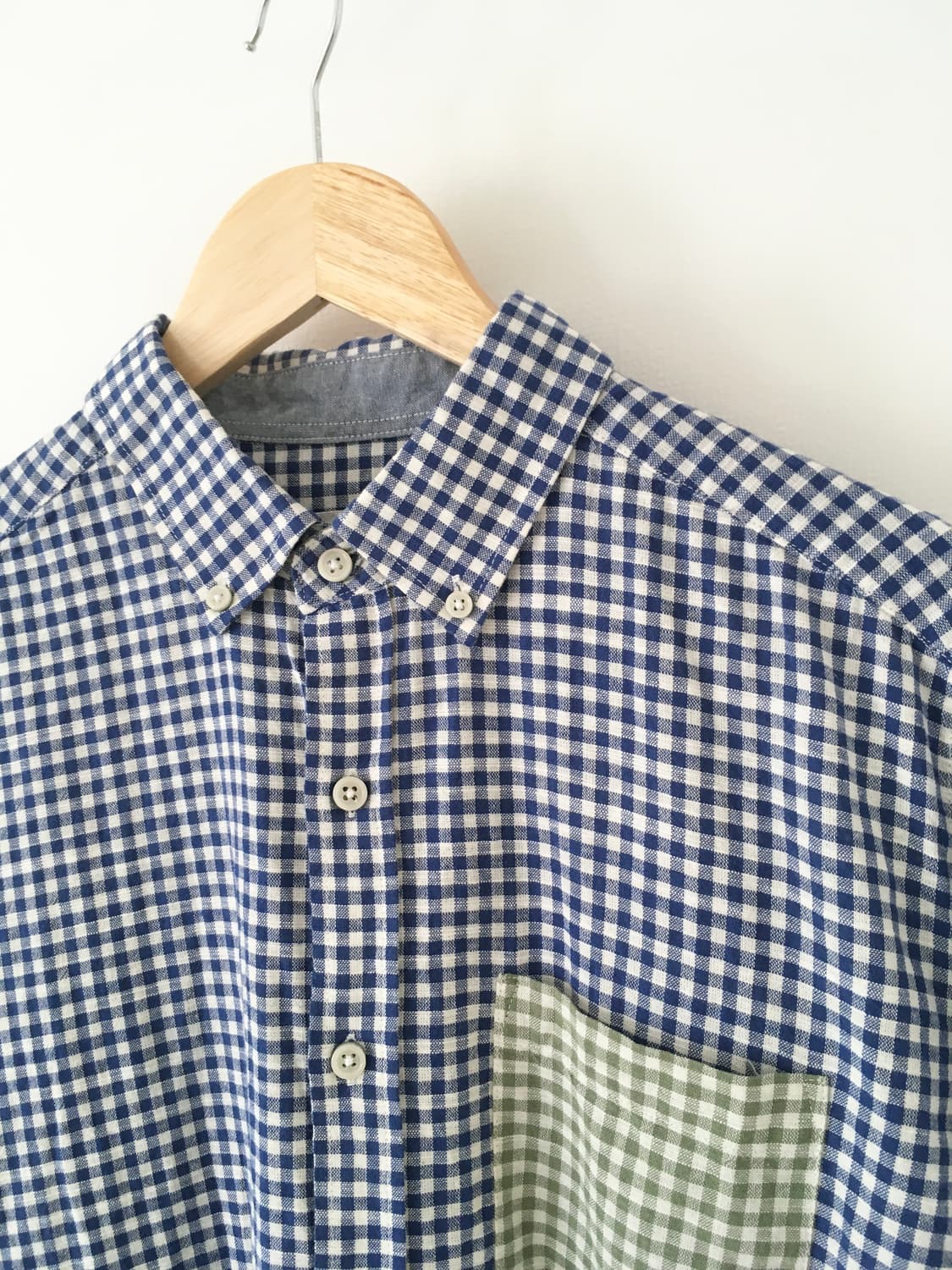 piste blue gingham check shirt 상품이미지6