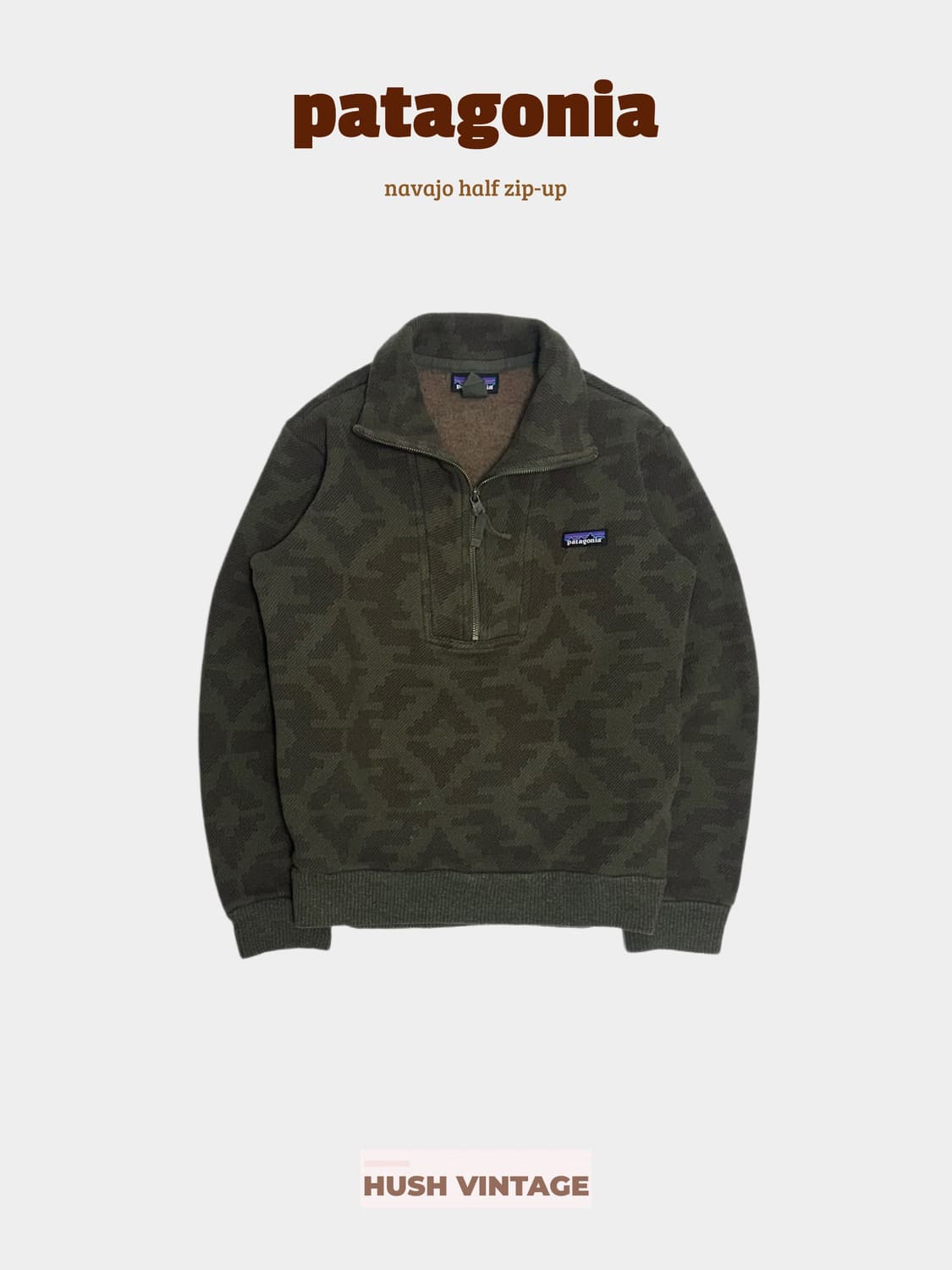 파타고니아 나바호 패턴 반집업 상품이미지1