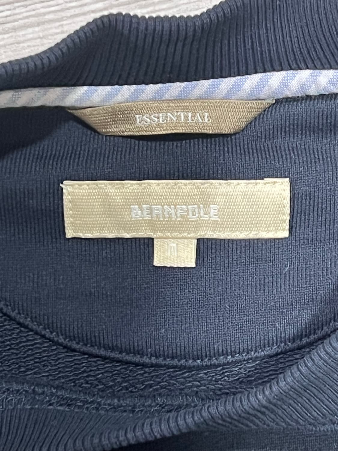 빈폴 맨투맨 네이비 M (100-105) 택 제거 세탁만 상품이미지2