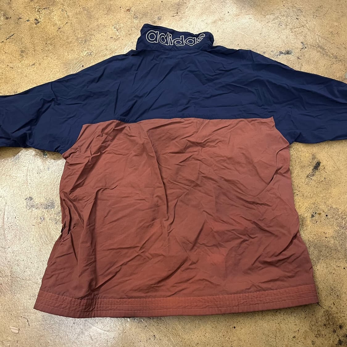 [정품/L] 아디다스 바람막이 네이비 브라운 컬러 b19 상품이미지4