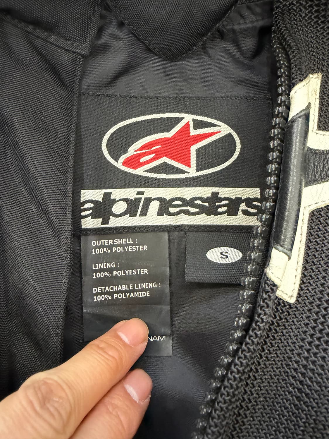 정품) 알파인스타 블랙 오토바이 바이크자켓 S 상품이미지7