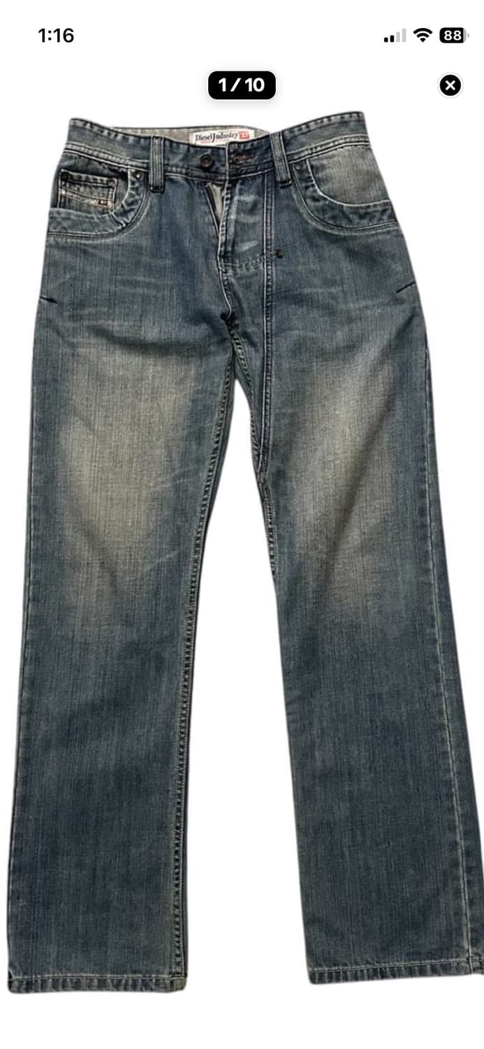 디젤 00s 아카이브라인 데님 팬츠 상품이미지1