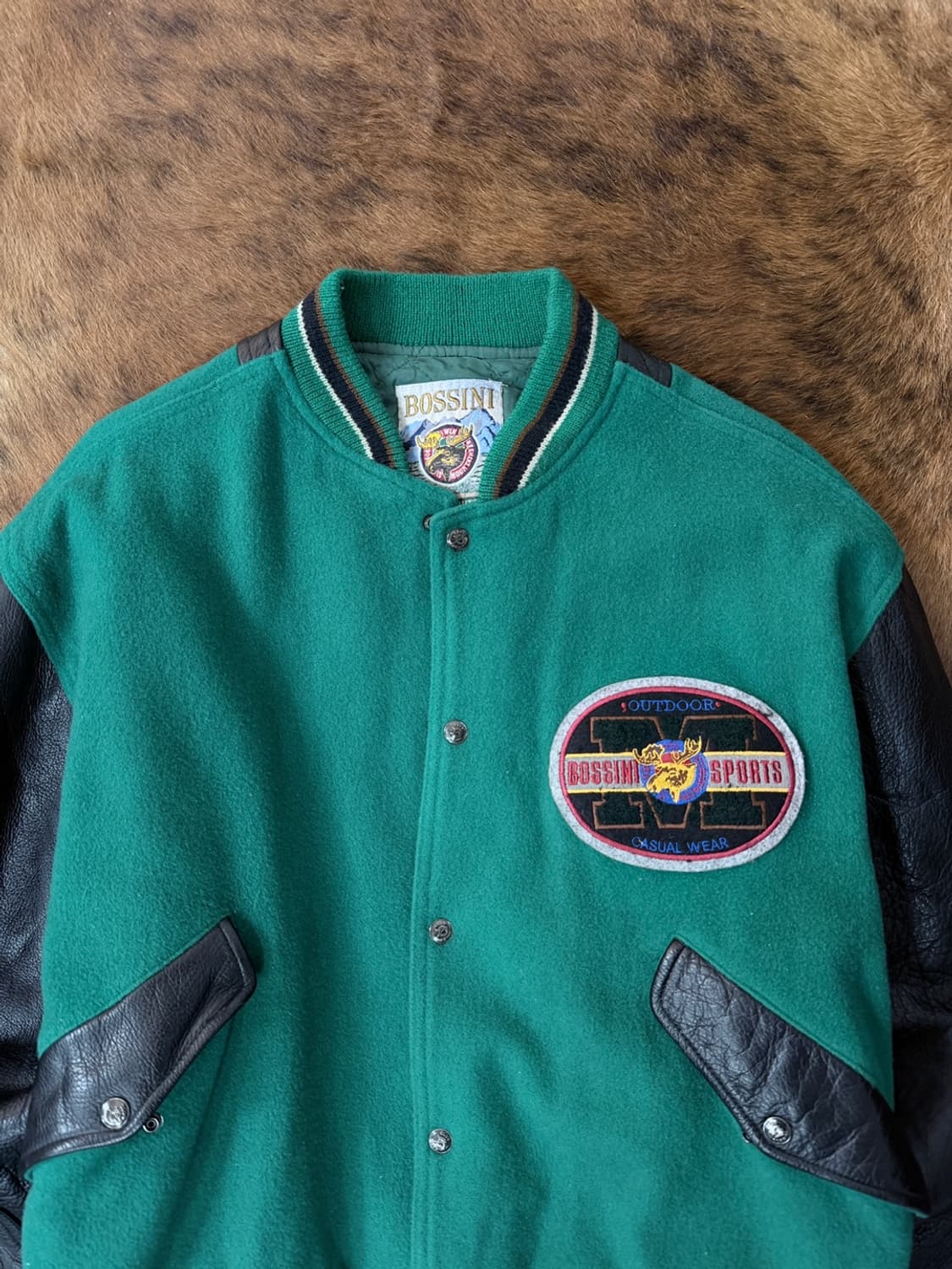 90s 빈티지 Bossini 바시티 자켓 상품이미지3