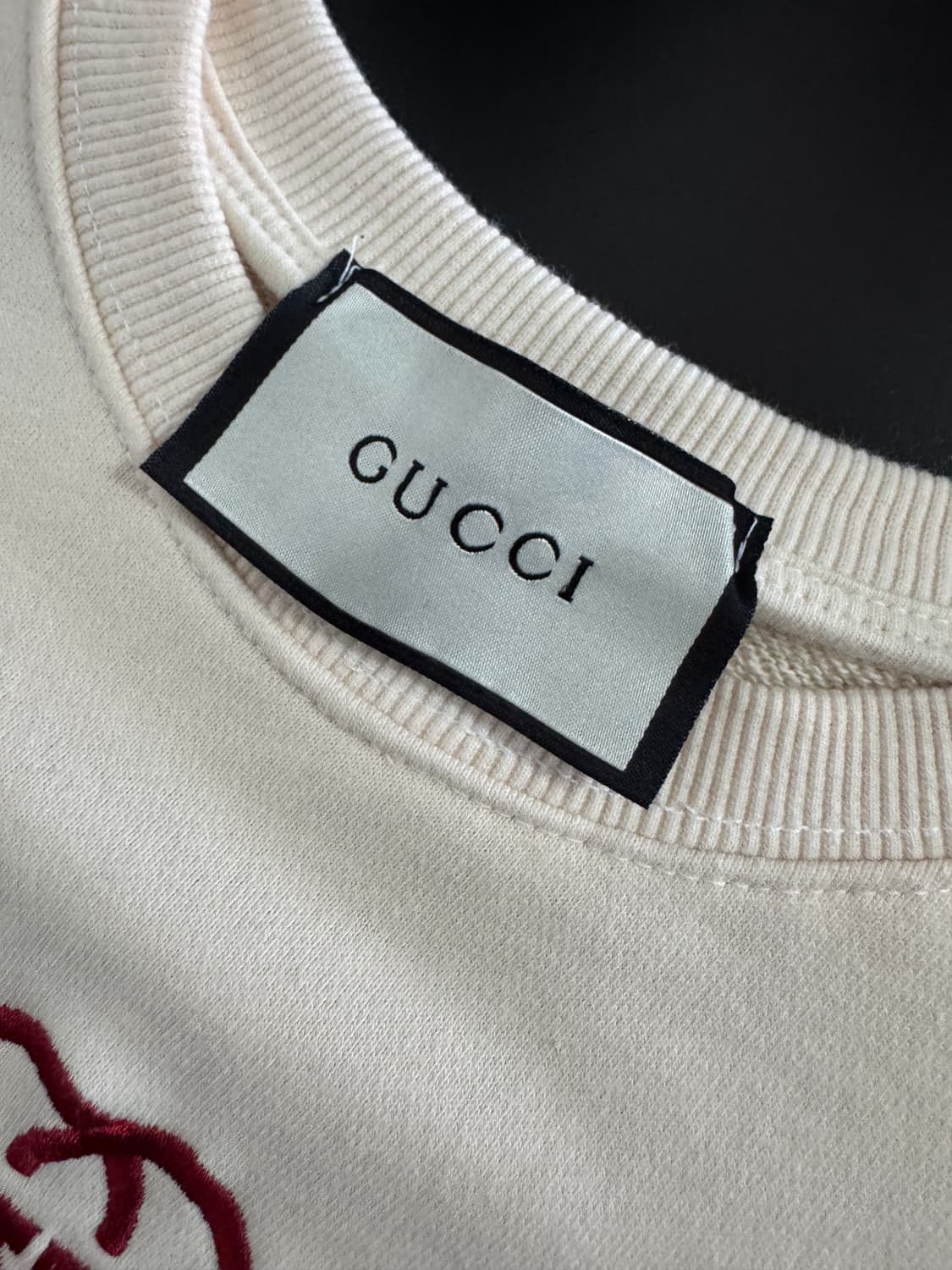 구찌 리메이크 커스텀 테니스 자수 맨투맨 L 상품이미지3