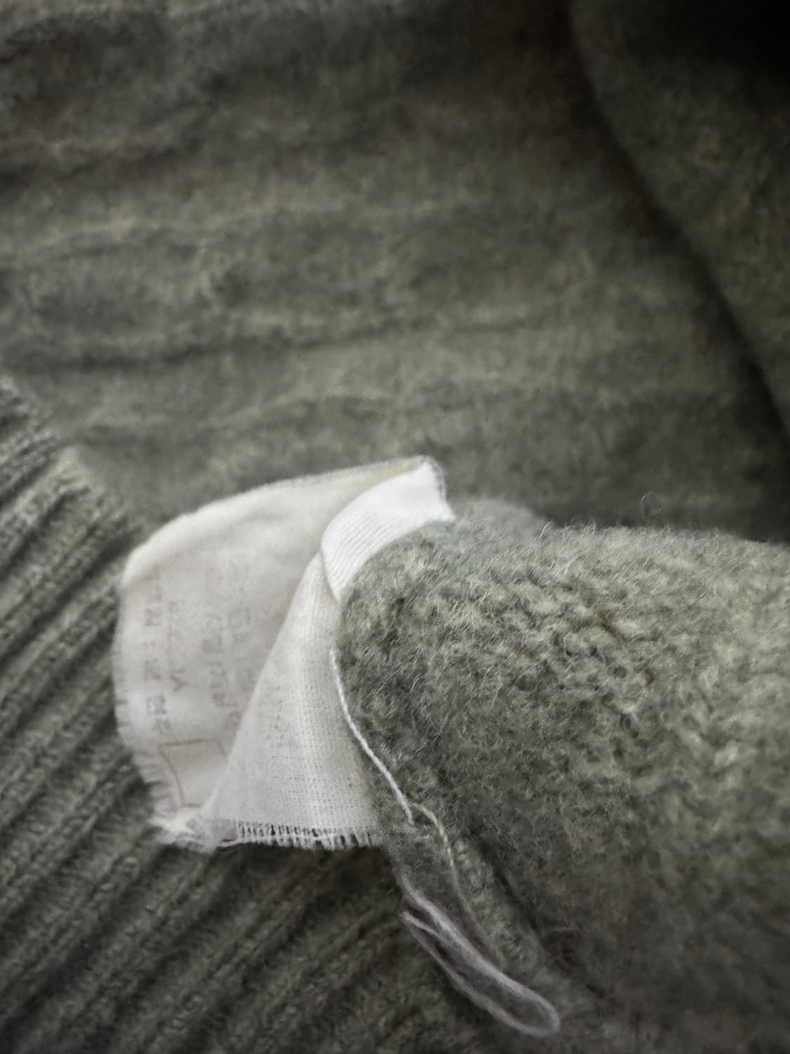 여성 빈폴 Beanpole 꽈배기 울 니트 민트 상품이미지3