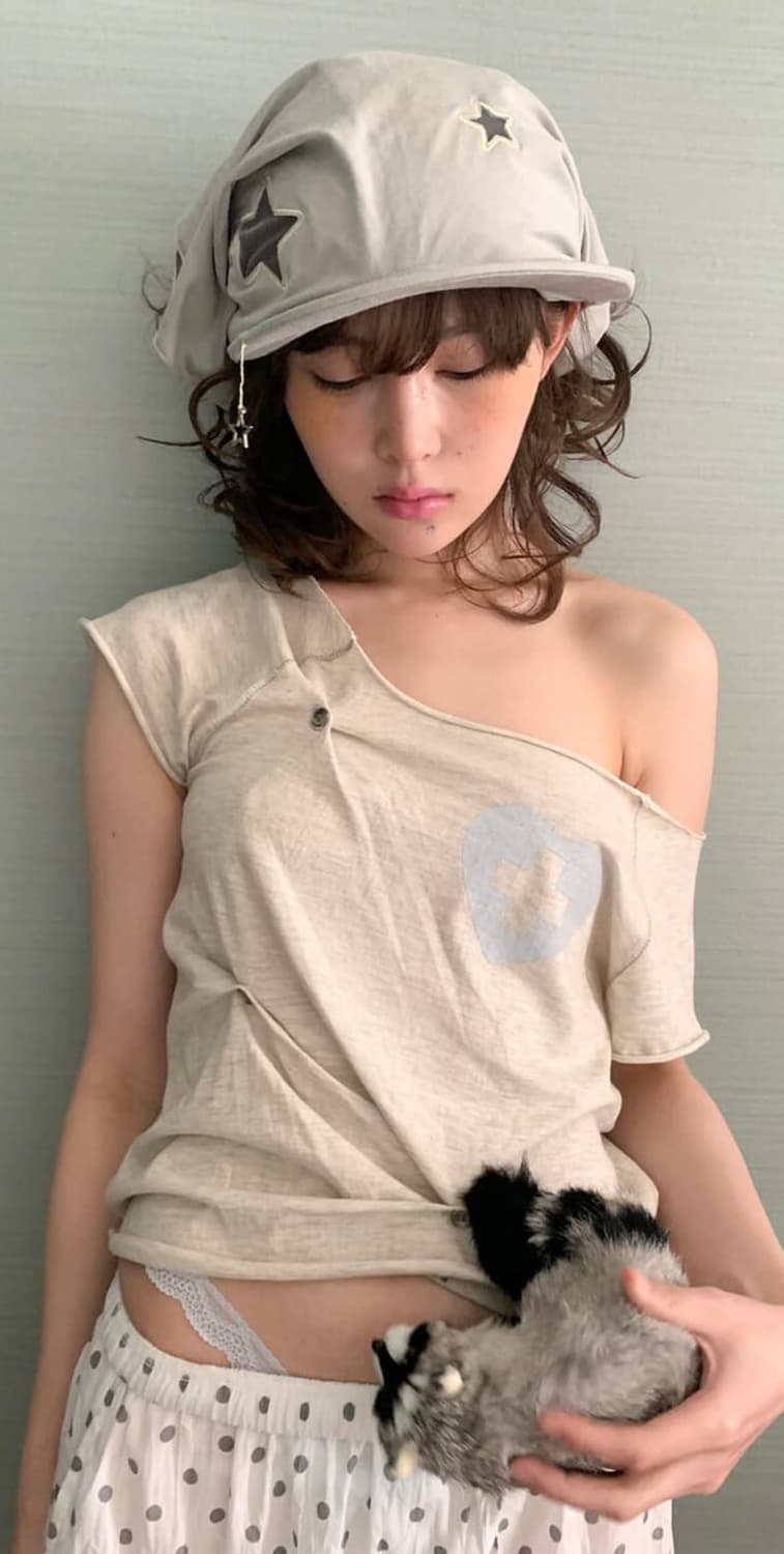 샵 페어리 버튼 업 조디악 하프 티셔츠 상품이미지1