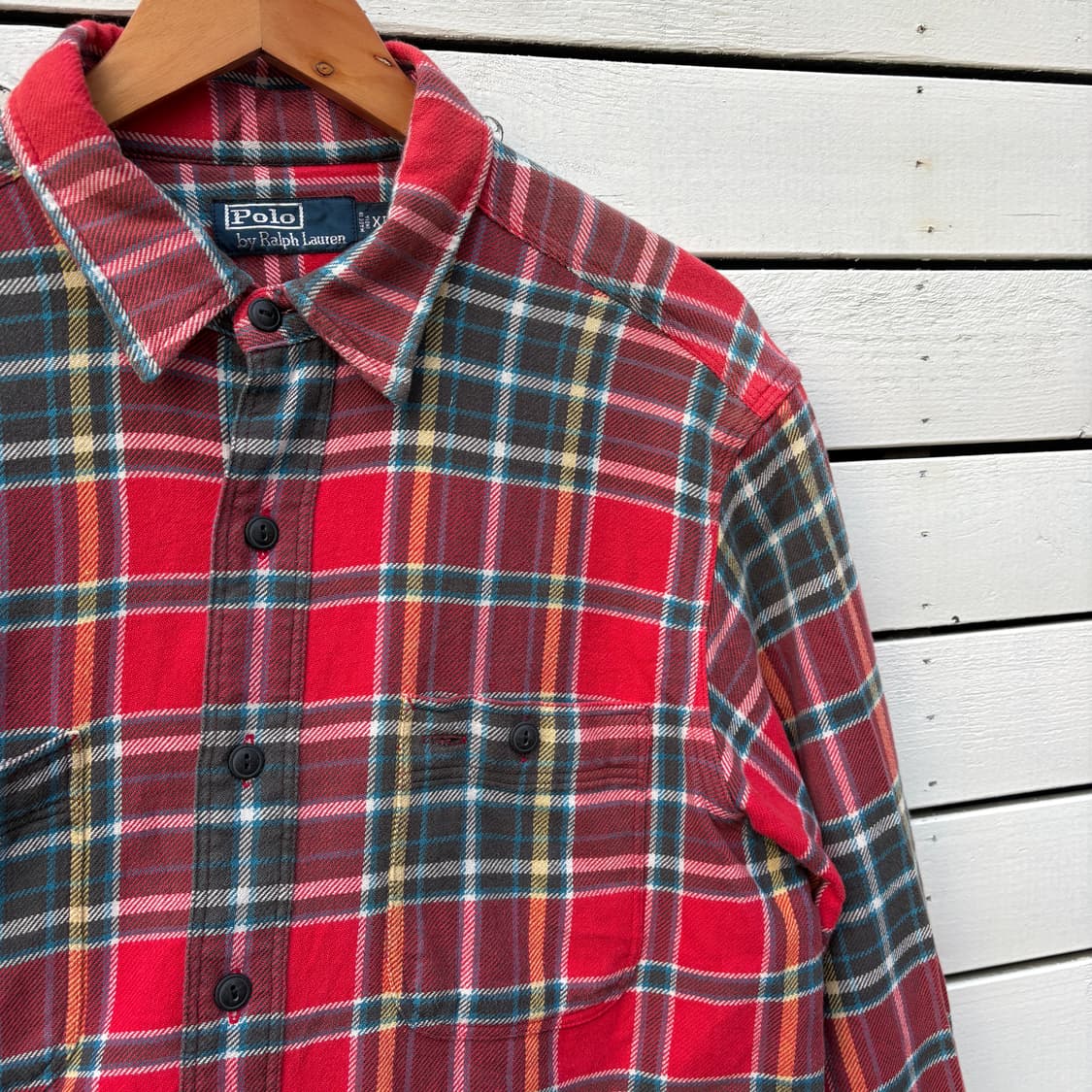 Polo 폴로 플란넬 체크 셔츠 상품이미지3
