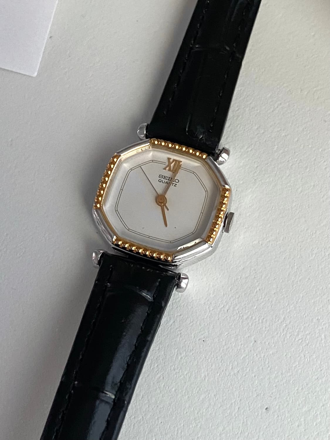 Seiko 세이코 옥타곤 베젤 쿼츠 레이디스 상품이미지1