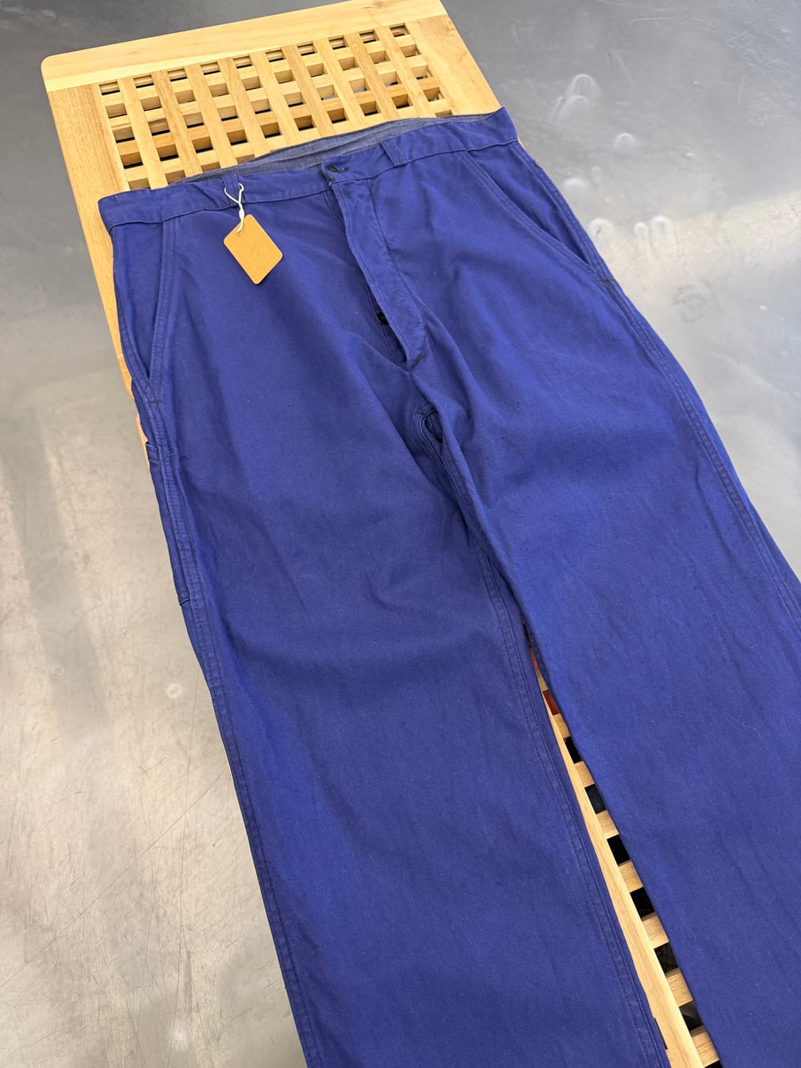 OLD MODEL PURPLE NAVY VINTAGE 프렌치워크팬츠 상품이미지5