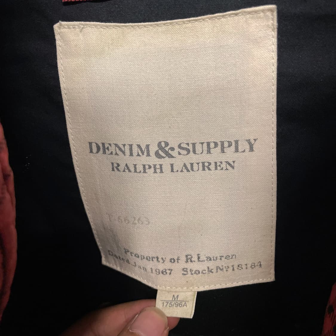 폴로 데님 앤 서플라이 N3B 체크 퍼 후드 야상 자켓 밀리터리 파카 상품이미지7