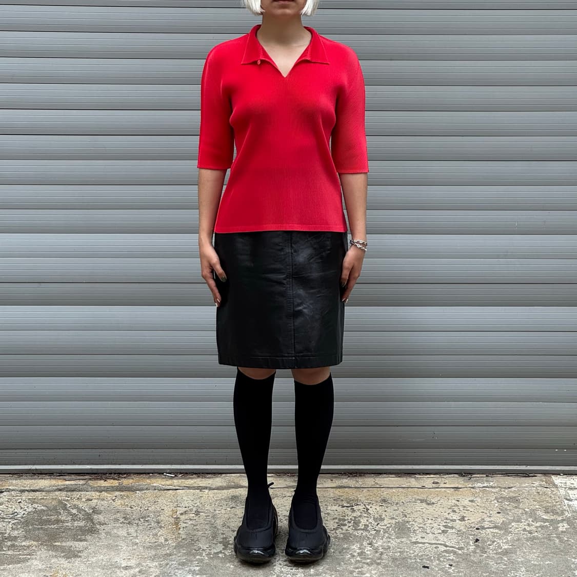 Pleats Please Red Short Top 상품이미지9