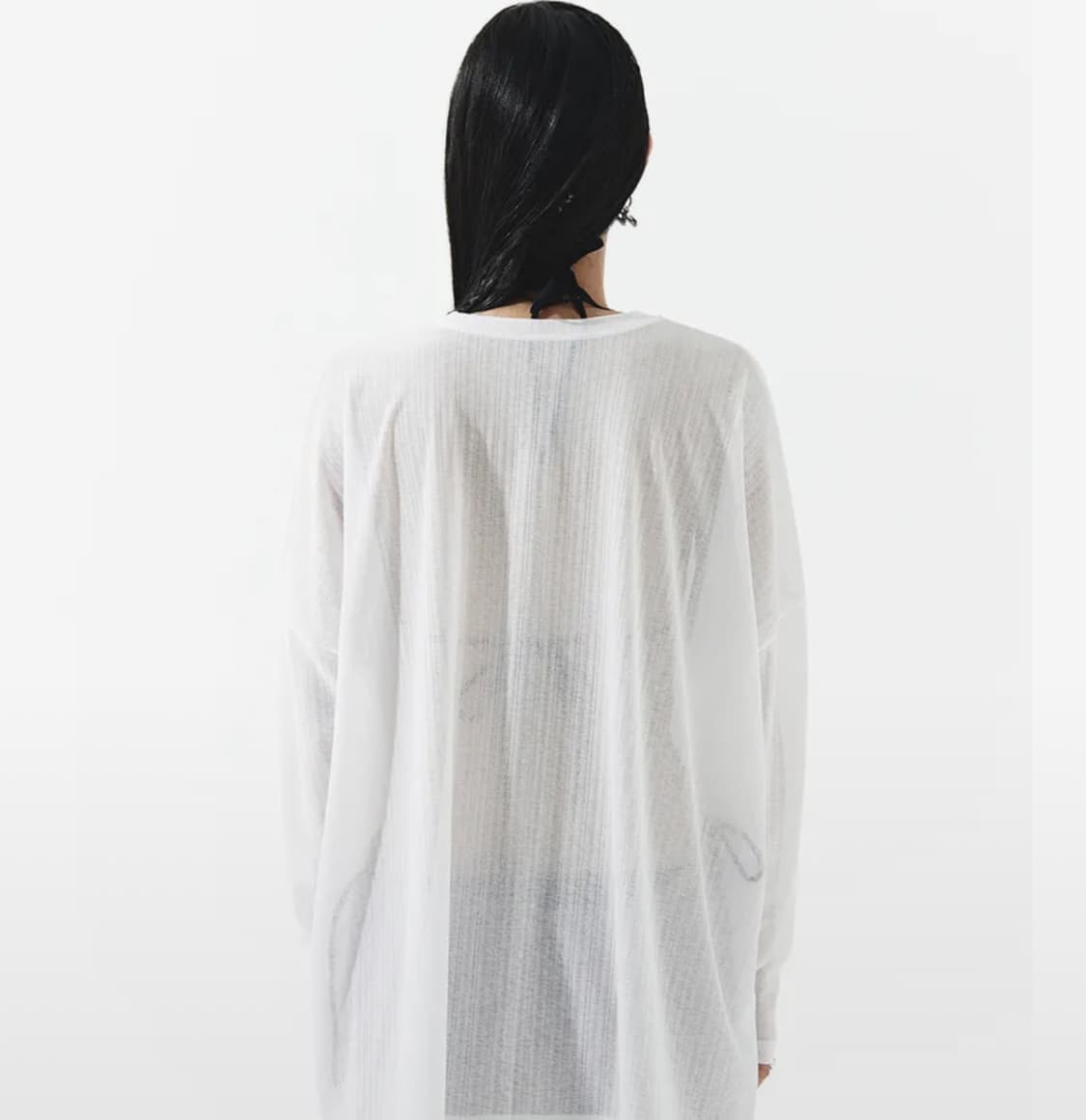 엘이이와이 SHEER OVERSIZE KNIT  상품이미지3