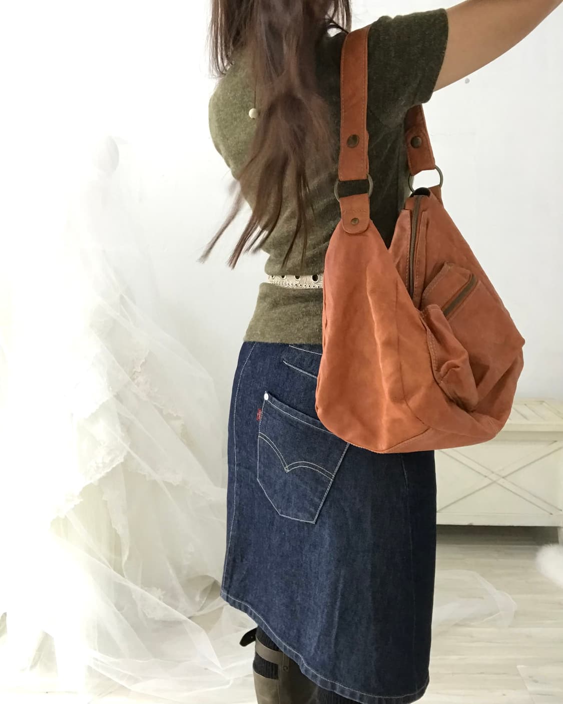 Levis engineered jean midi skirt 상품이미지8