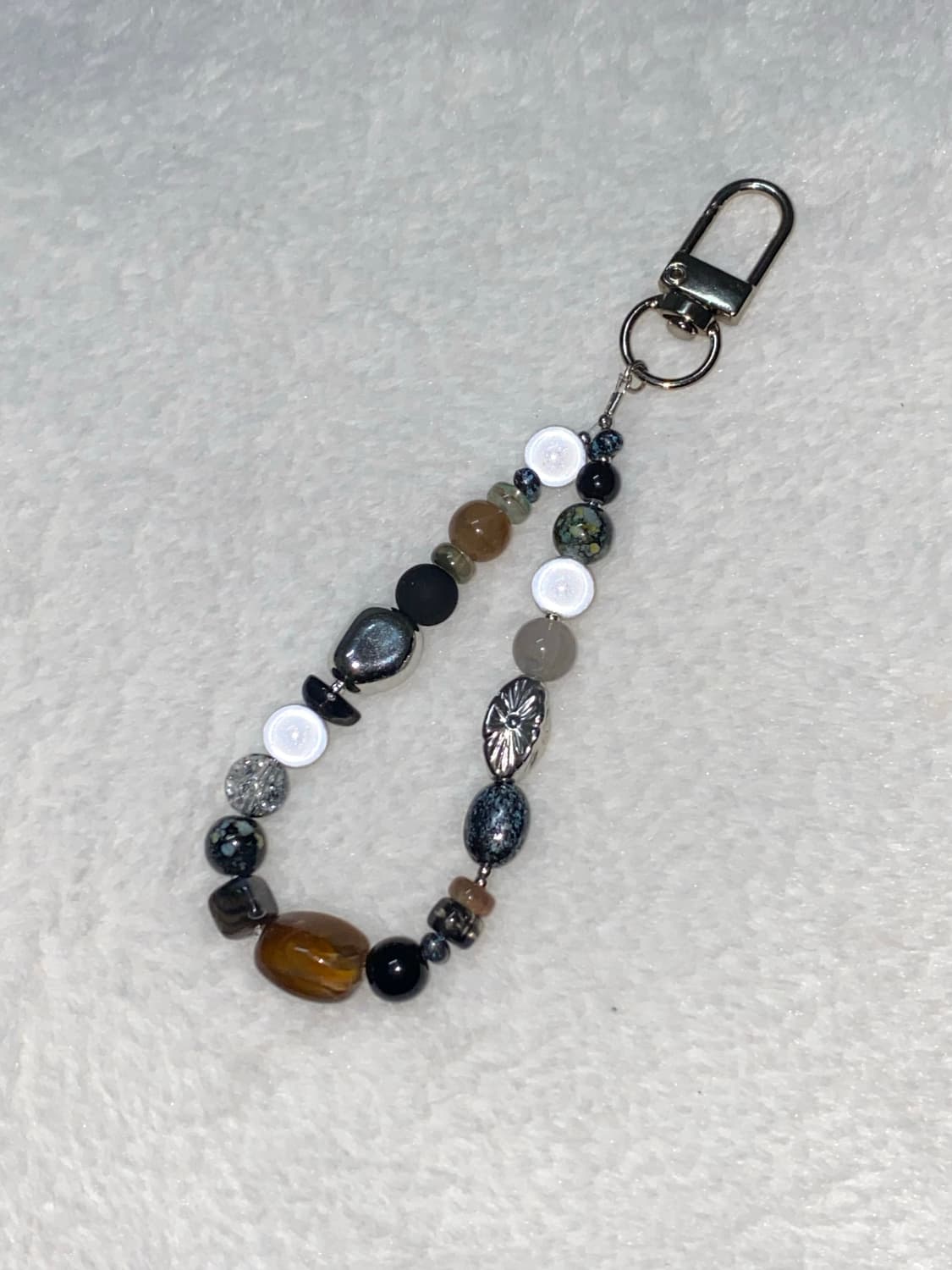 NO.01_Obsidian Stone Keyring 상품이미지1