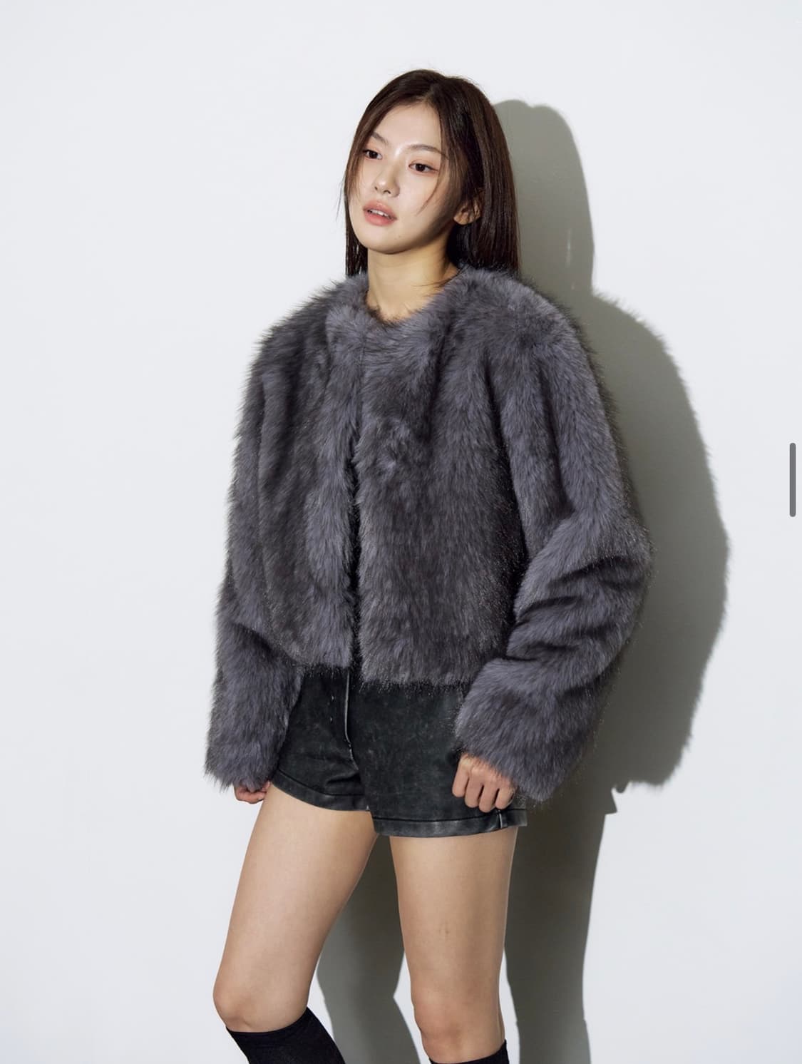 헬레네파리스 그레이 퍼자켓 상품이미지2