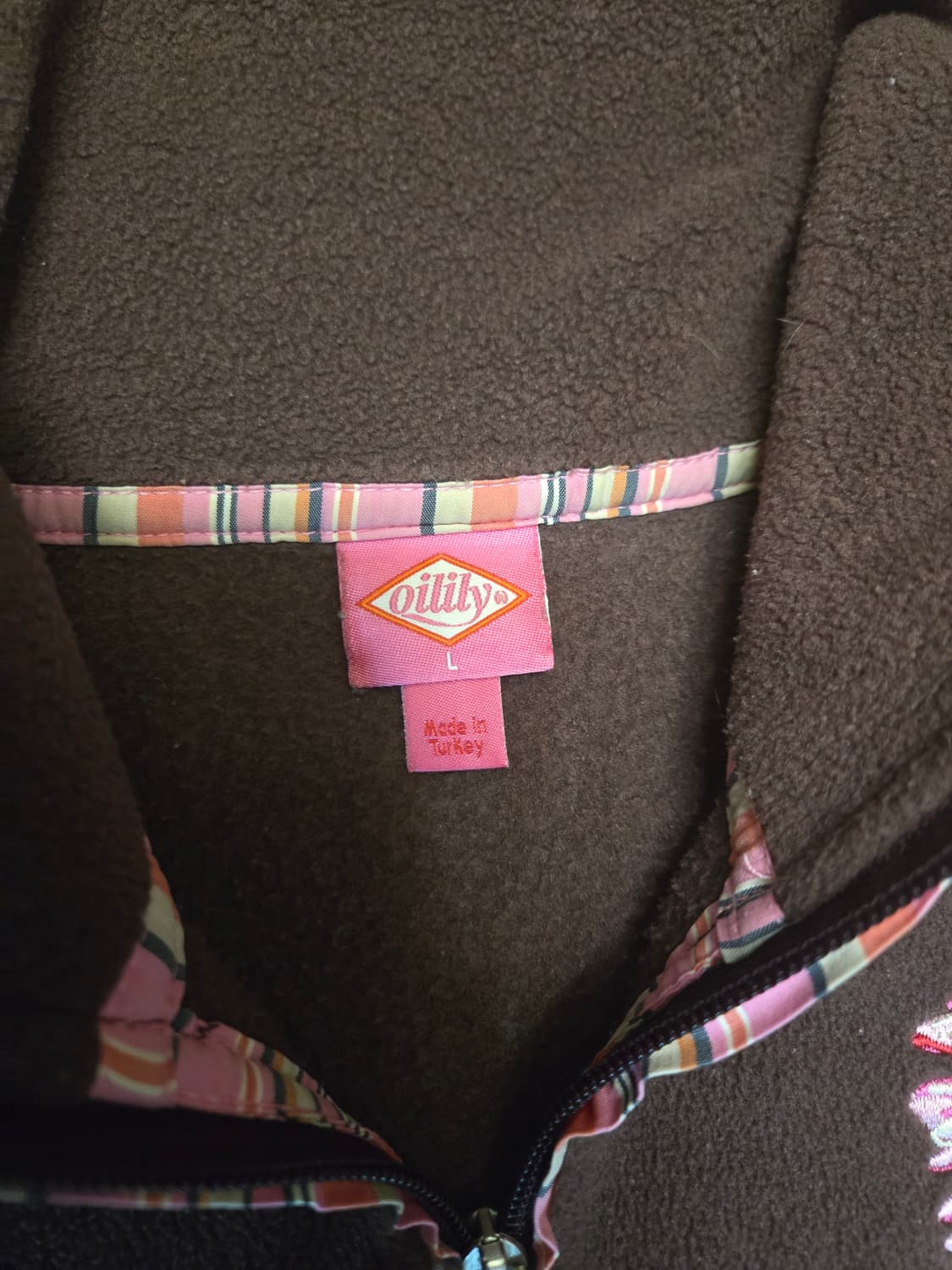 오일릴리(Oilily) 아트 패턴 플리스 자켓 (L) 상품이미지3