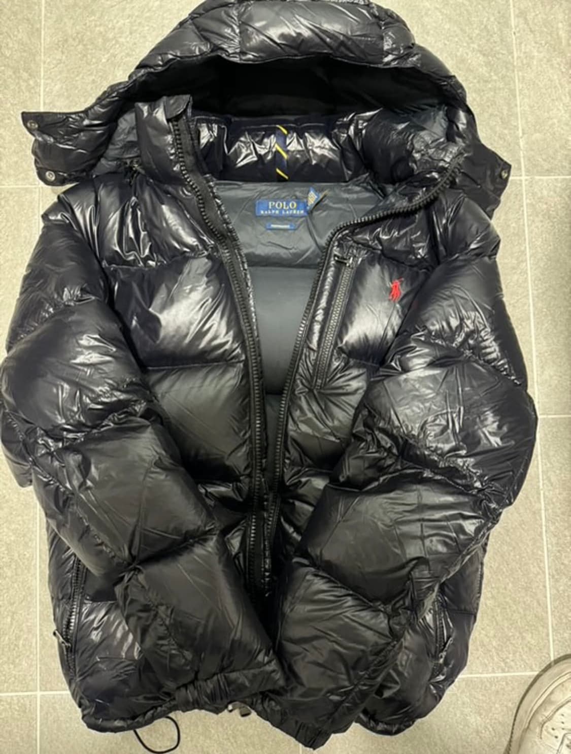 폴로 유광패딩 s 상품이미지2