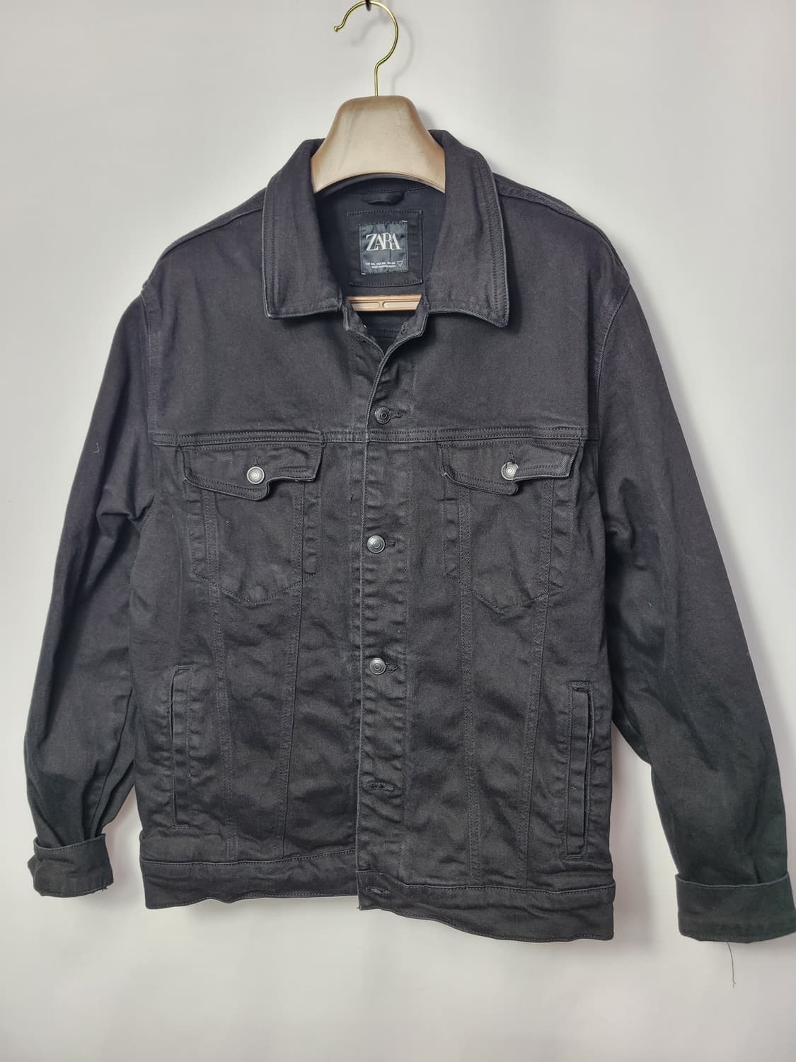 ZARA 자라 블랙 데님 자켓 상품이미지1