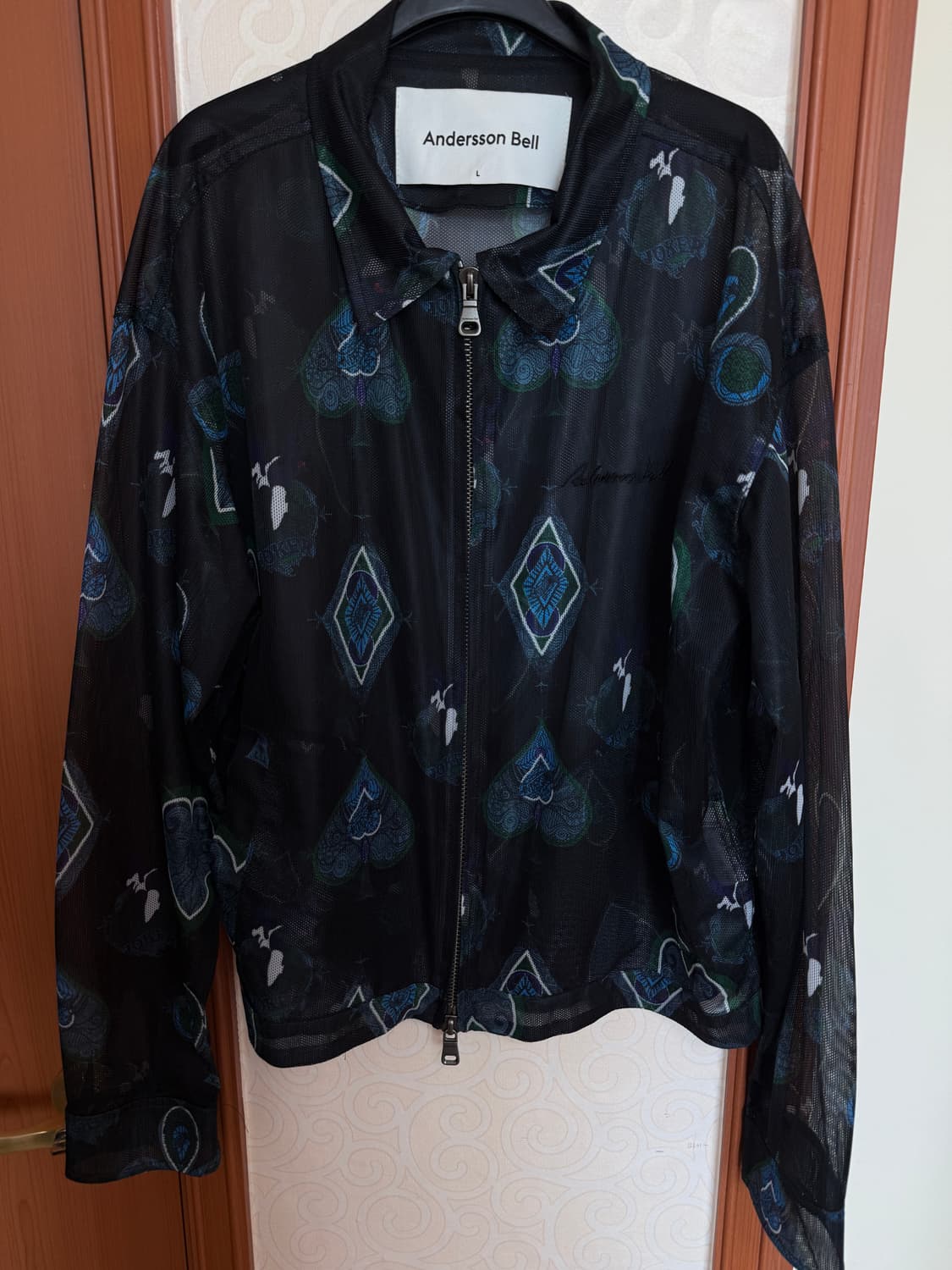 앤더슨벨 쉬어 매쉬 집업 자켓 상품이미지5