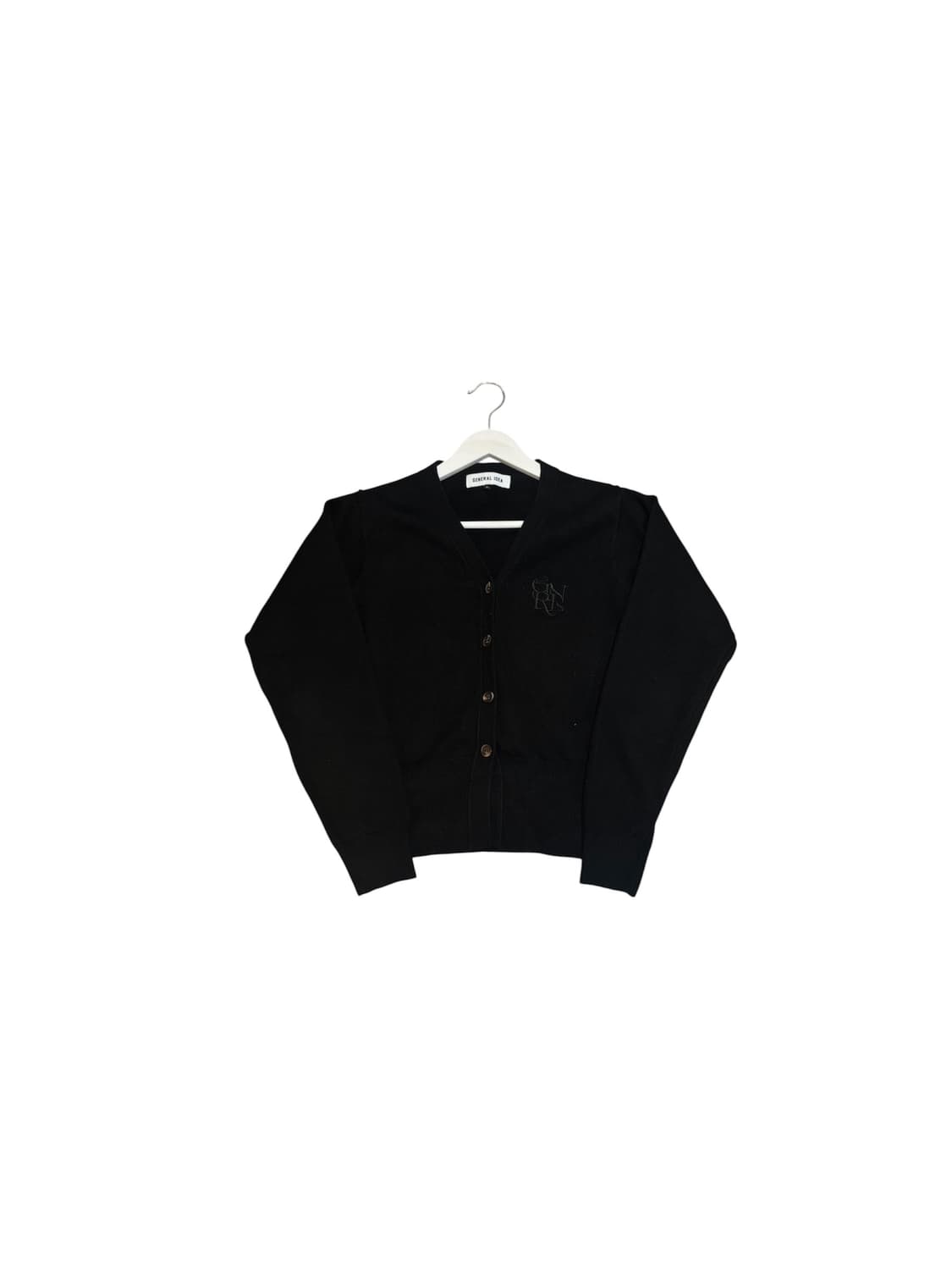 제너럴아이디어 가디건 블랙 S 상품이미지1