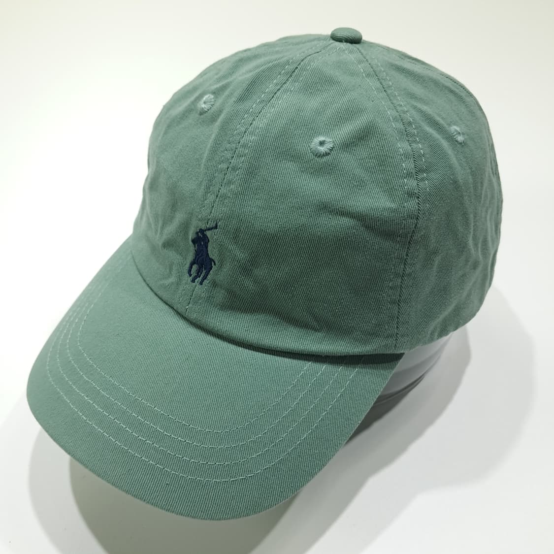 CL522 폴로 블랙 포니자수 에메랄드 그린 볼캡 모자 상품이미지2