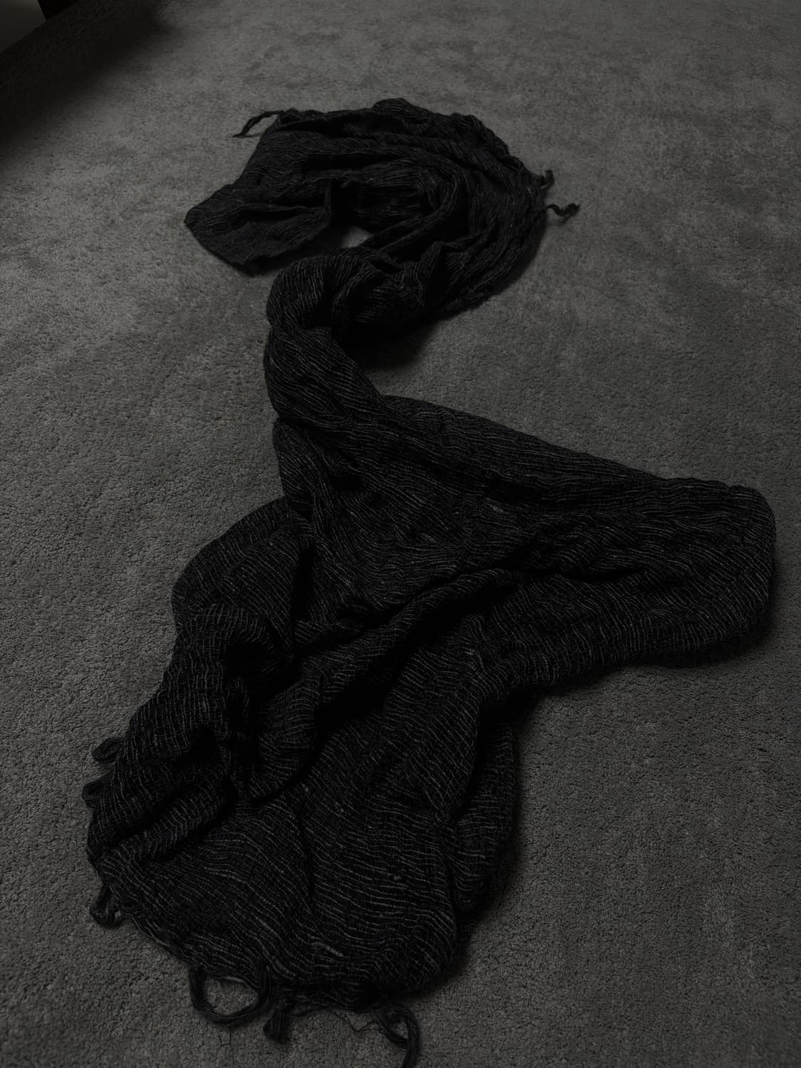 Vintage punk grunge mood scarf 상품이미지1
