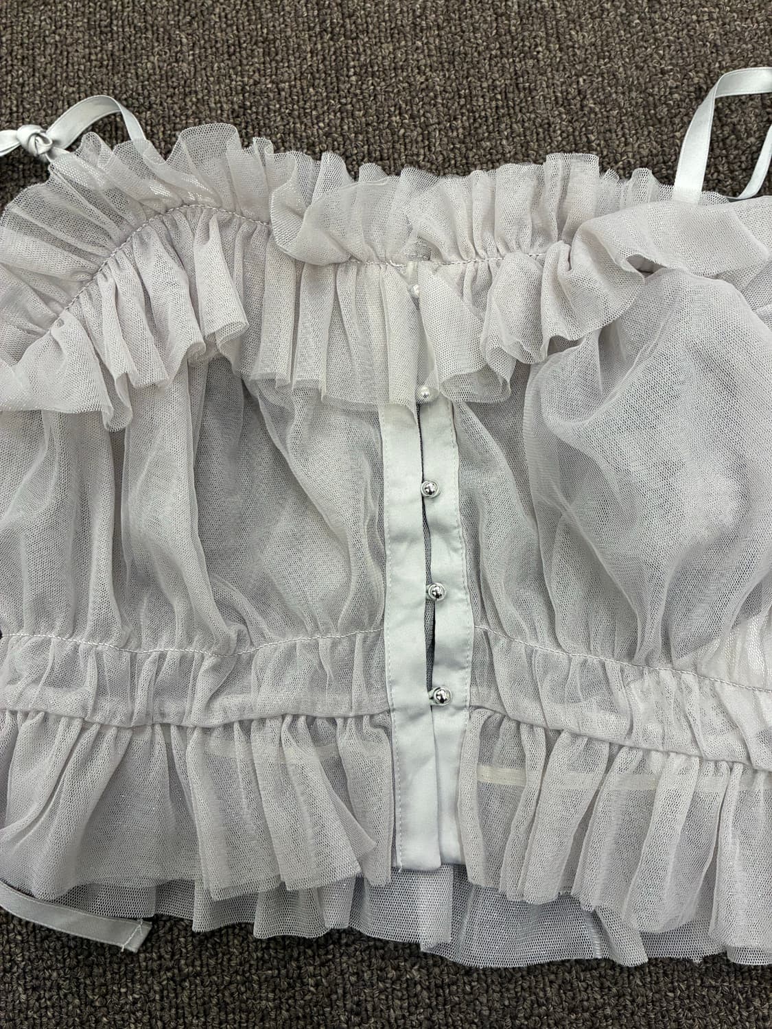 F)dazzling 빈티지 여성 레이스 글리터 슬리브리스 상품이미지3