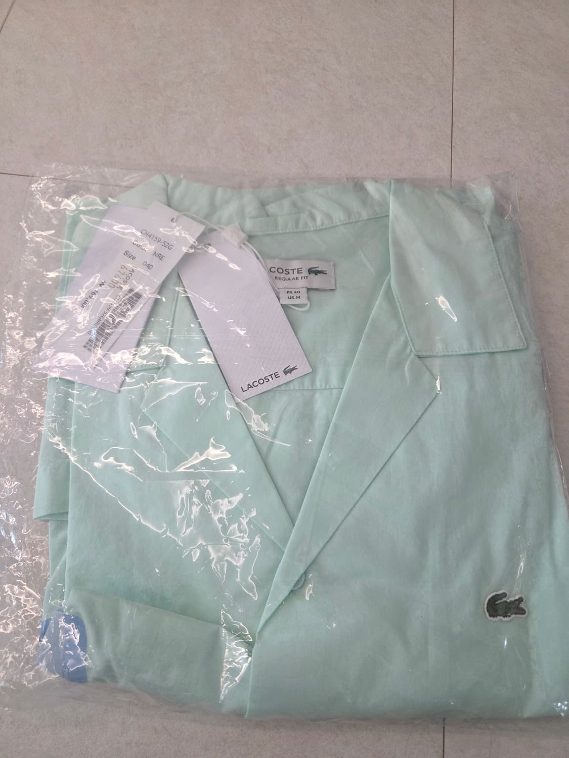 [새상품] 라코스테 오픈 카라 셔츠 상품이미지4