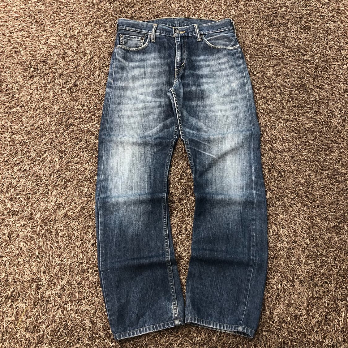 32 리바이스 504 워싱 데님 팬츠 상품이미지2