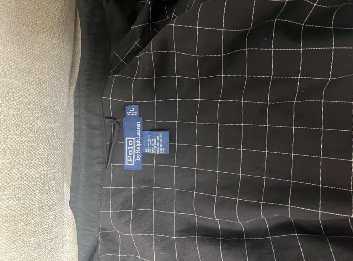 폴로 폴리쉘 자켓 블랙 상품이미지2