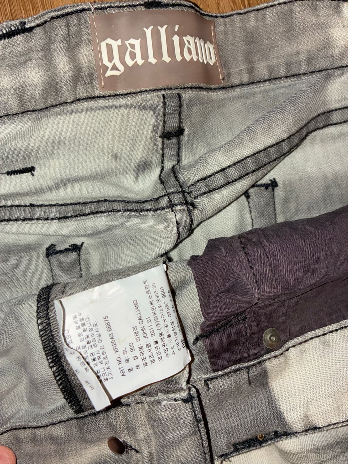 존 갈리아노 데님팬츠 상품이미지3