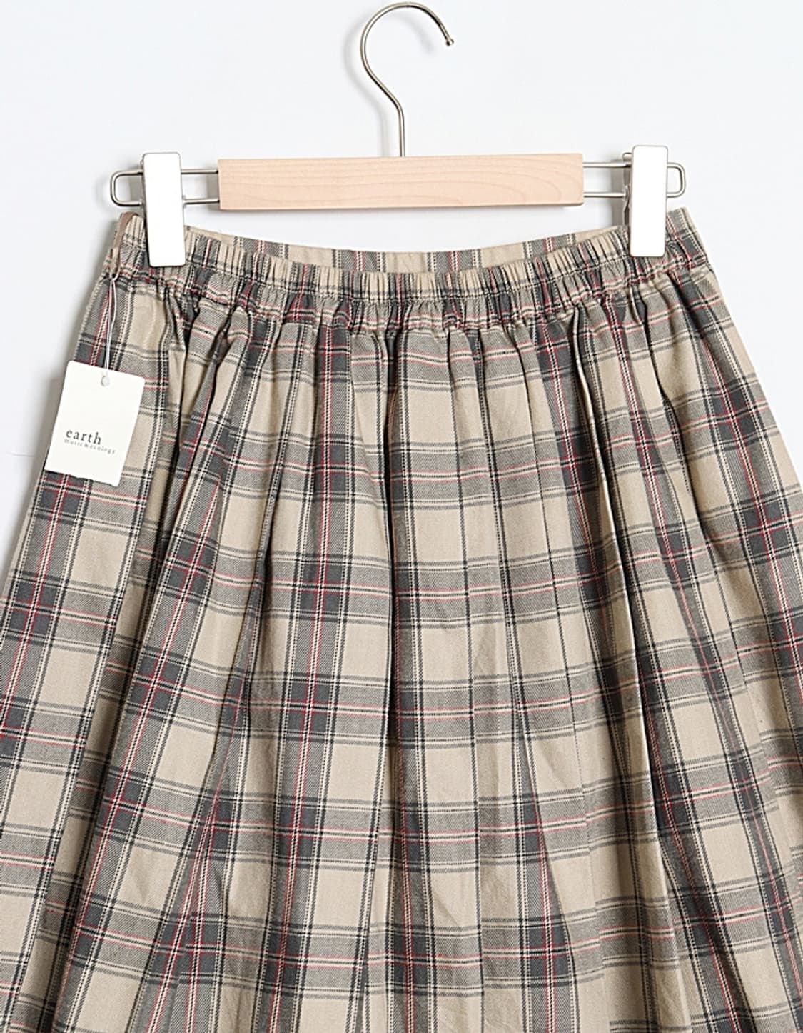 earth music&ecology Check Pleats Skirt  상품이미지2
