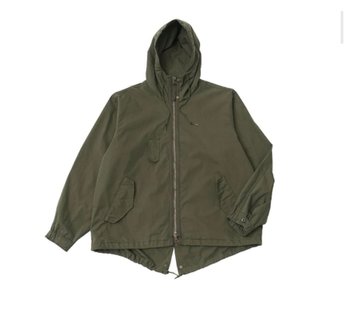 [3] 큐컴버스 밀리터리 피쉬테일 파카 야상 자켓 / 올리브 상품이미지1