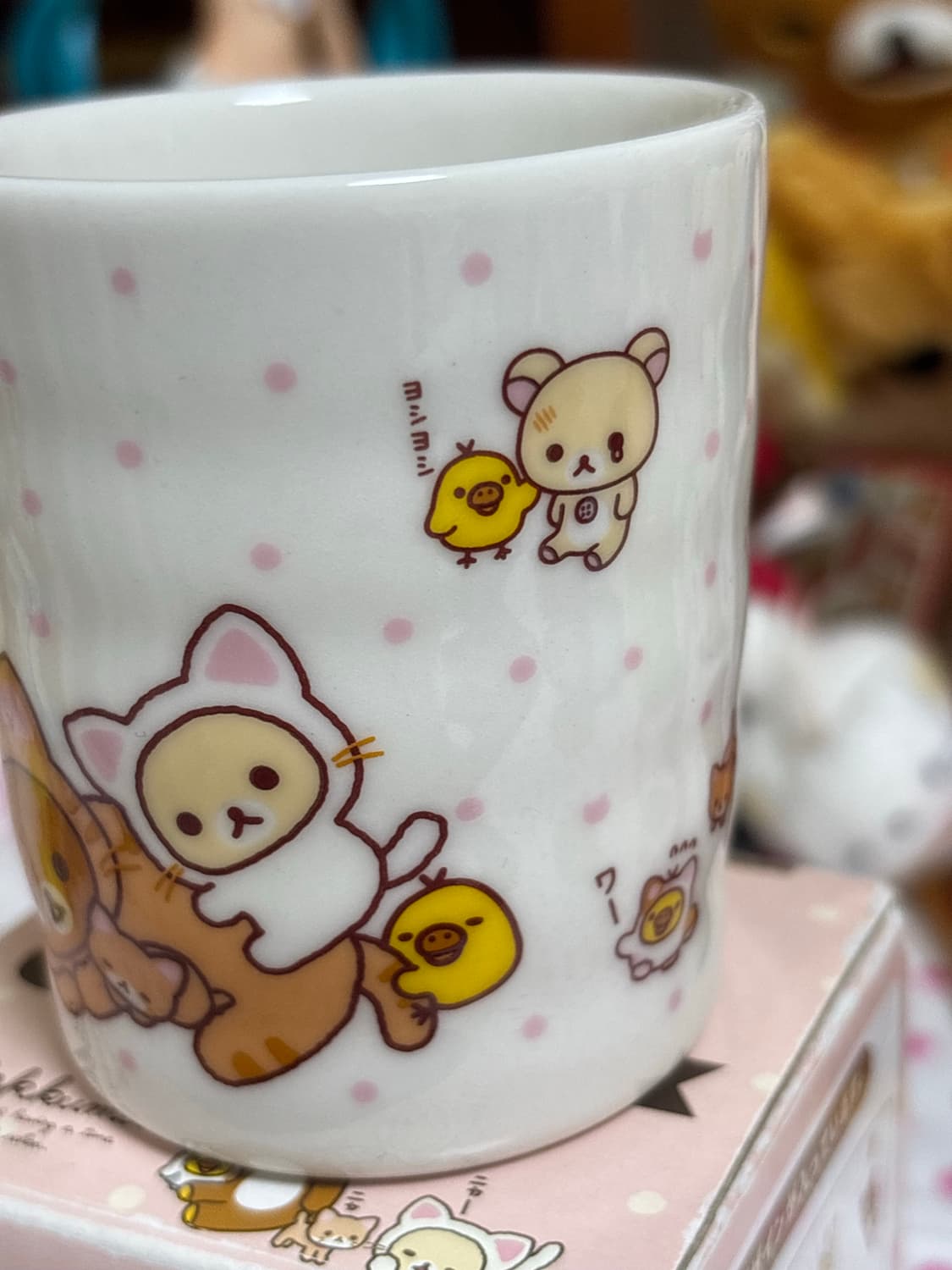 리락쿠마 고양이 ver 컵 상품이미지3