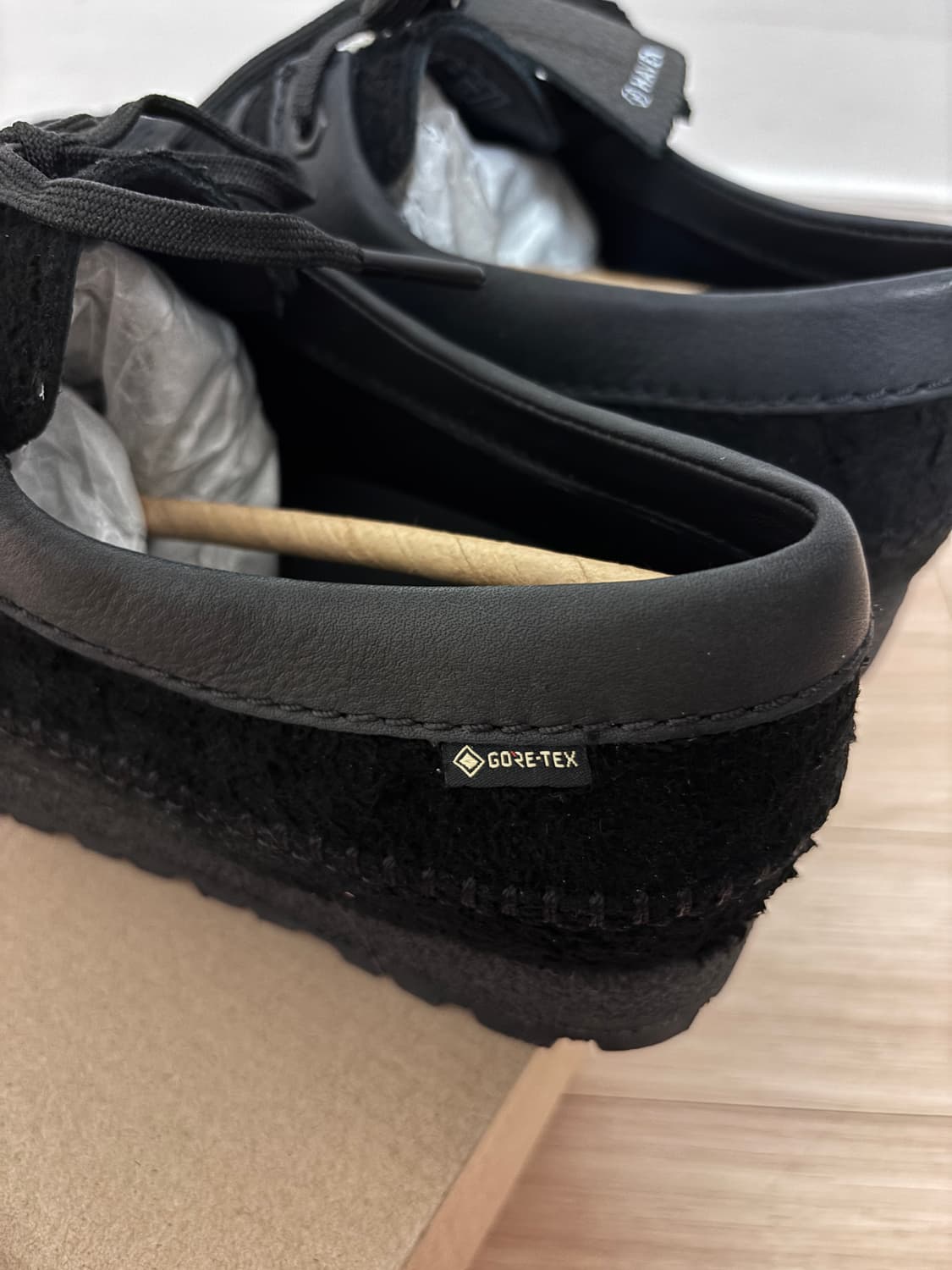 새상품) 265 클락스 위버 비브람 고어텍스 블랙 스웨이드 상품이미지7