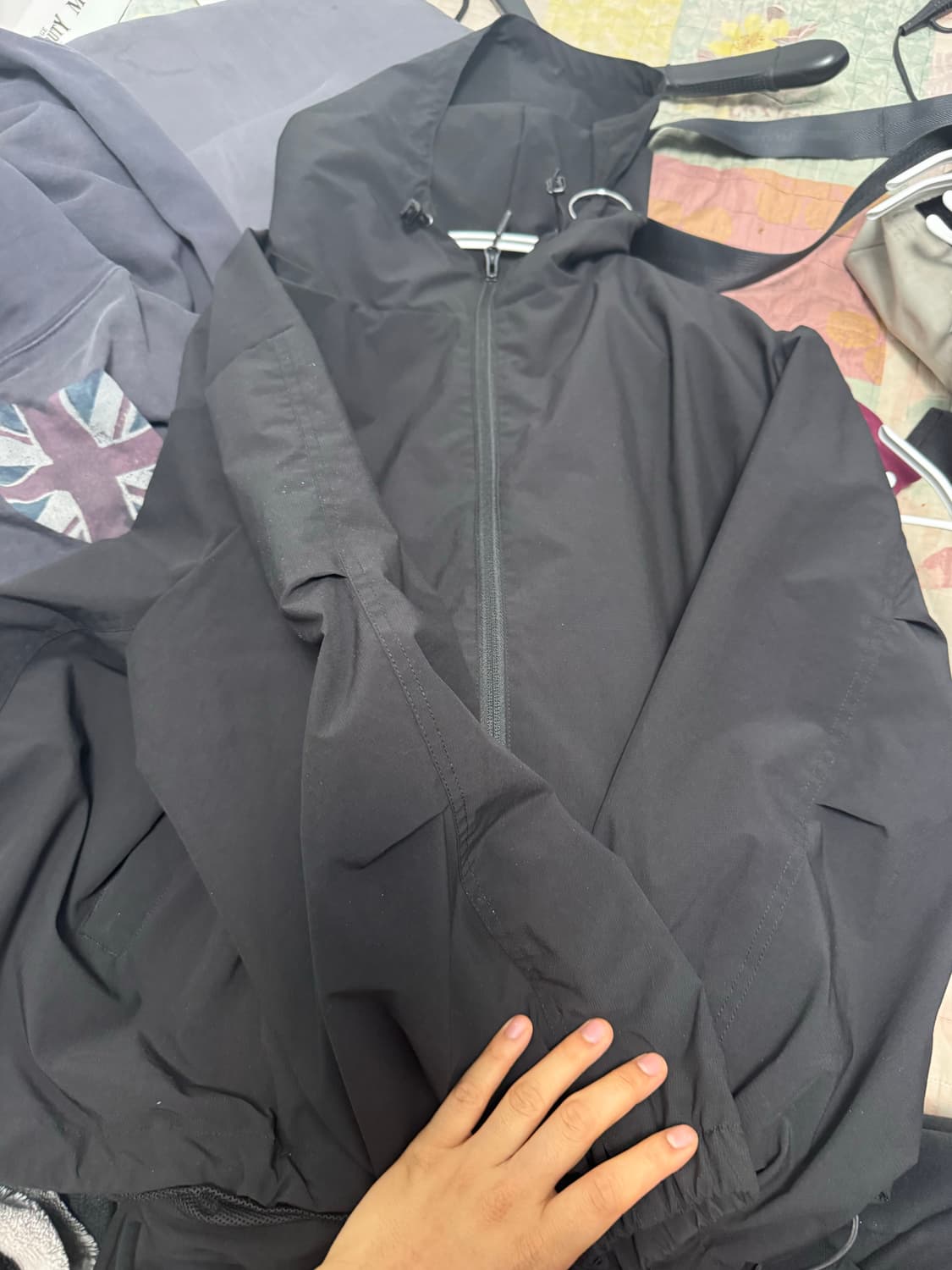 벤힛 디오스피스 디바인 윈드브레이커 블랙 1사이즈 상품이미지2