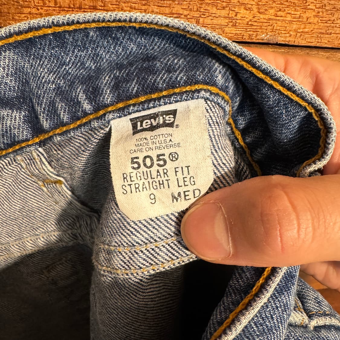 90s Levis 505 Denim Pants Made In USA 상품이미지8