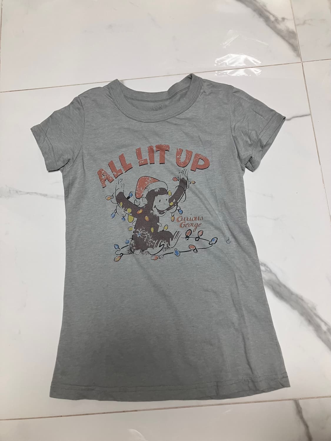 Y2K 2000s 빈티지 프린트 반팔티 상품이미지2