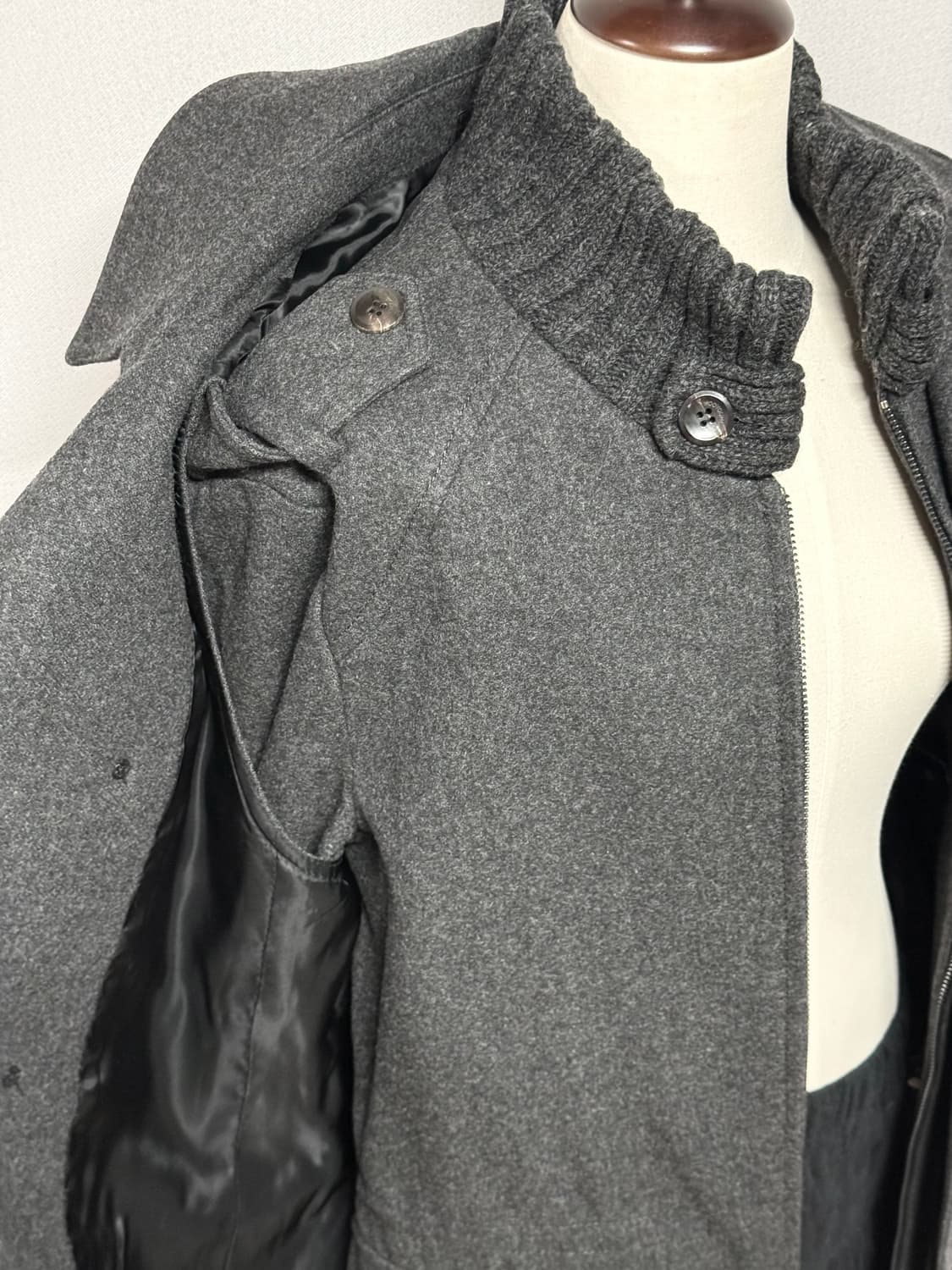 정품 WOOYOUNGMI 우영미 아카이브 더블숏코트 95 상품이미지7