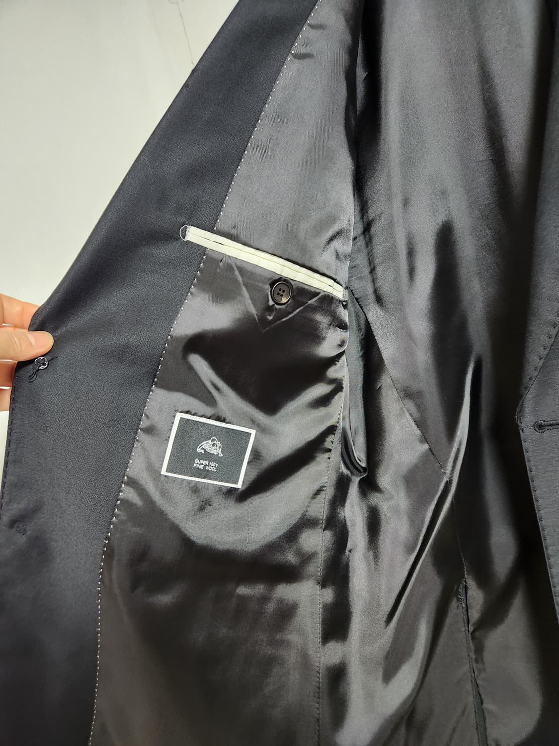 BON 블랙 스티치장식 남성 정장 자켓 블레이저105 상품이미지5