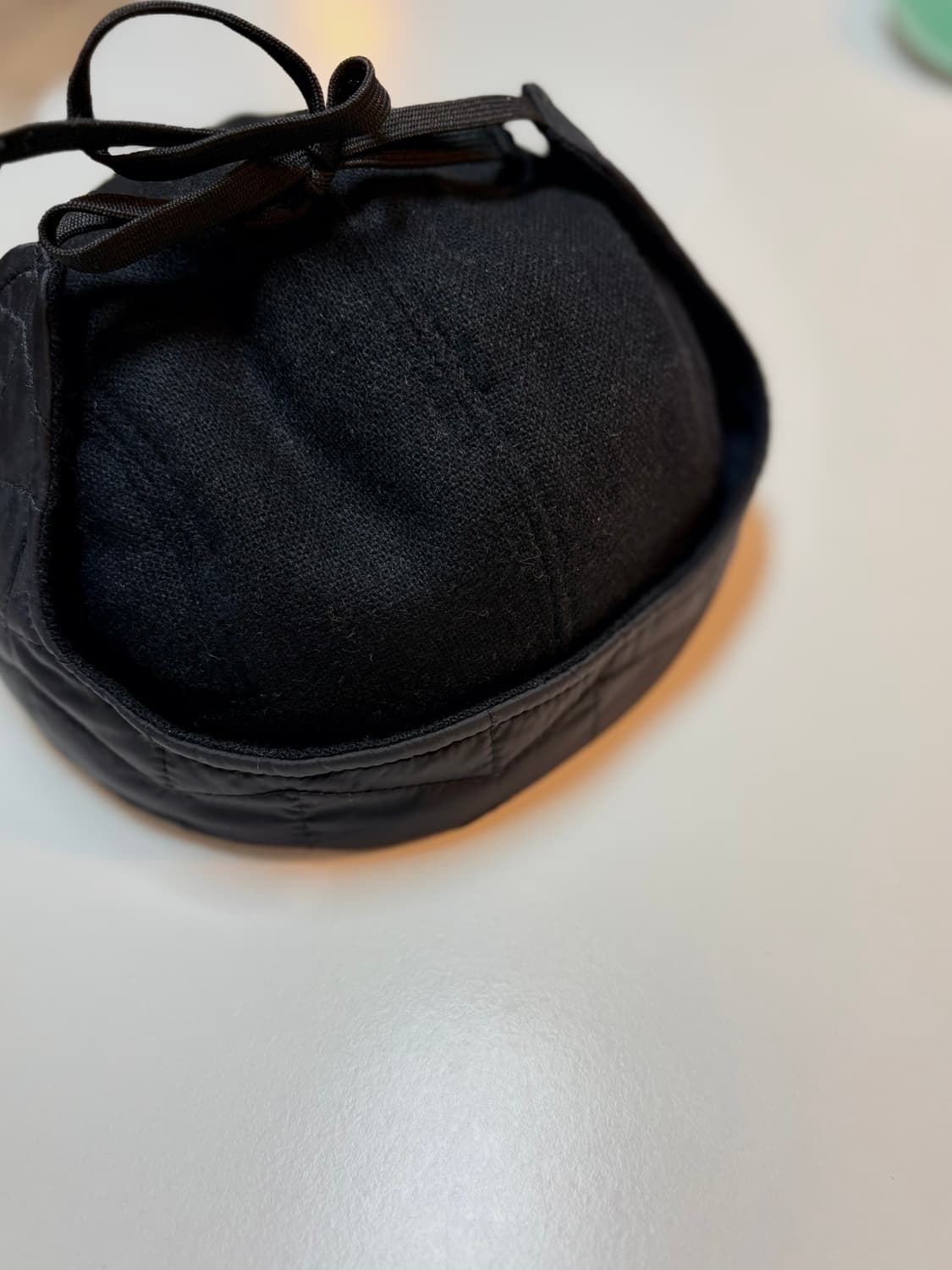 베르디 웨이스티드 유스 이어플랩 캡 블랙 상품이미지5