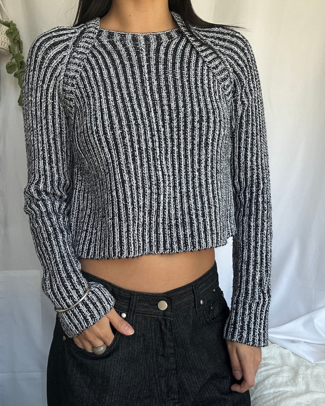 빈티지 ZARA 골지 니트 상품이미지1