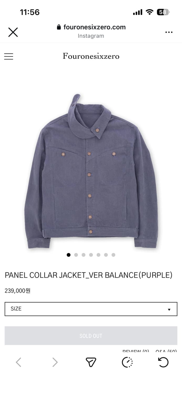 fouronesixzero 사일육공 패널 자켓 2사이즈 구합니다 상품이미지1
