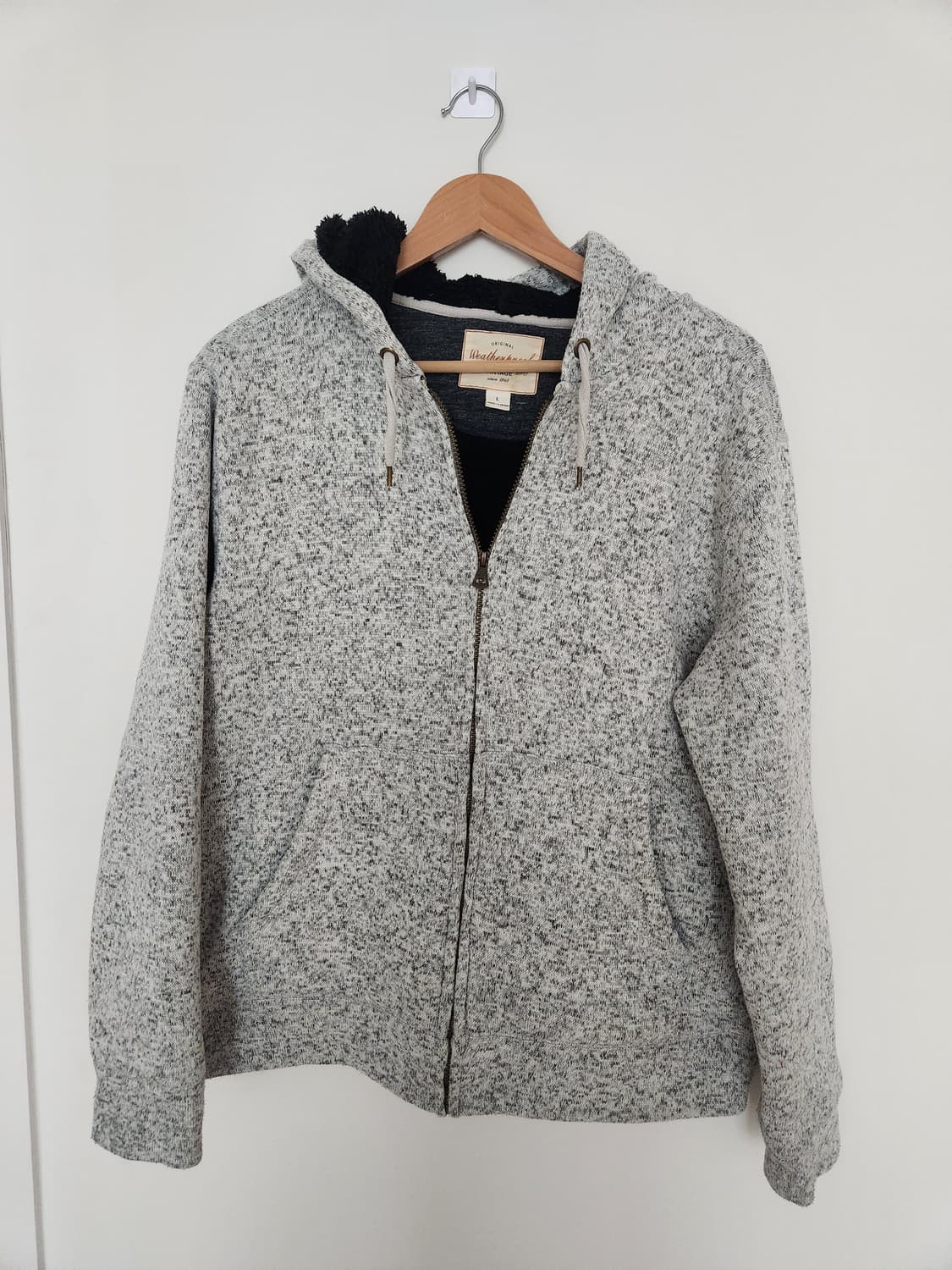 남자 양털 후드 집업 상품이미지1