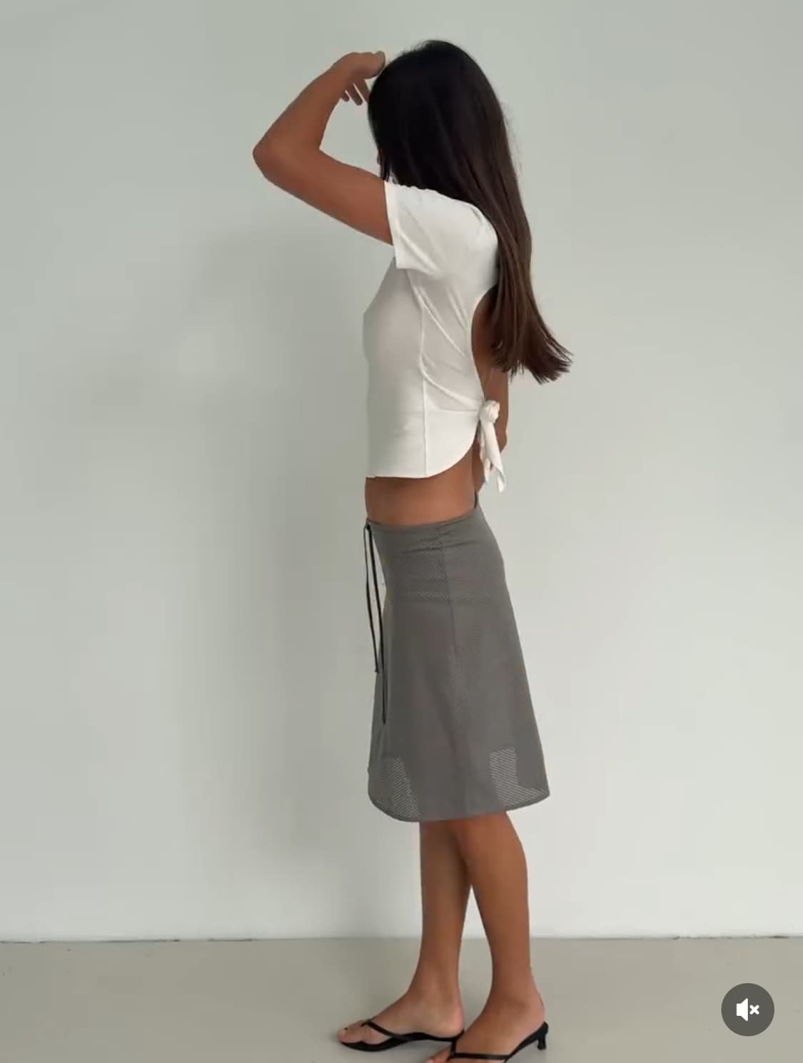 Little Yarn - tammy mesh skirt 상품이미지6